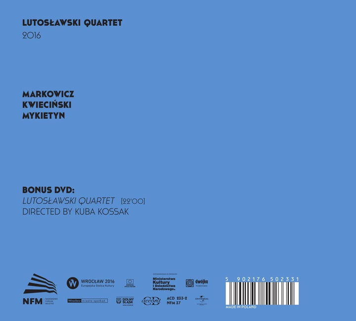 Lutosawski Quartet - 2016 - Lutosawski Quartet [Lutosawski Quartet] Accord: A 233] [Audio CD]