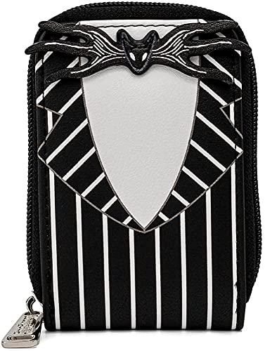 Loungefly Disney NBC Jack Skellington Suit Accordion Wallet, Black, One Size