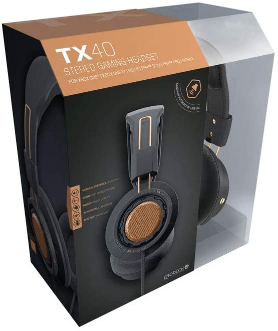 TX-40 Stereo Gaming &amp; Go Headset – Kupfer (PS4, Xbox One, Mac, Mobile)