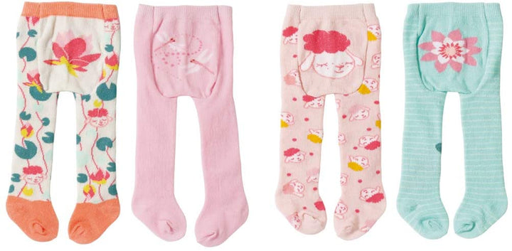 Baby Annabell Tights 43 cm - For Toddlers 3 Years & Up - Easy for Small Hands - Includes 2 Pairs