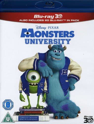 Monsters University (Blu-ray 3D + Blu-ray) [2017] [Région gratuite]