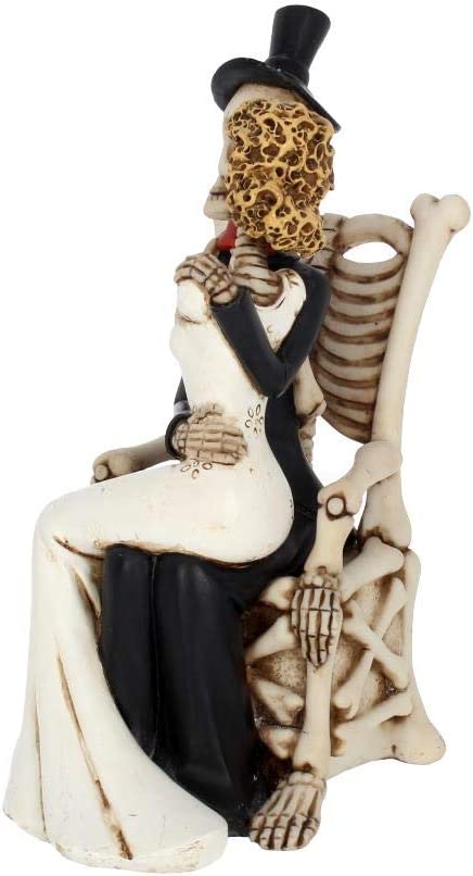 Nemesis Now – In guten wie in schlechten Zeiten – Skelett-Figur aus Kunstharz für Braut und Bräutigam 4