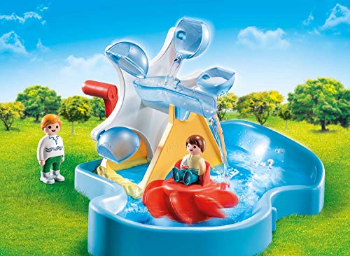 Playmobil 1.2.3 AQUA 70268 Carrusel de ruedas de agua Para mayores de 18 meses