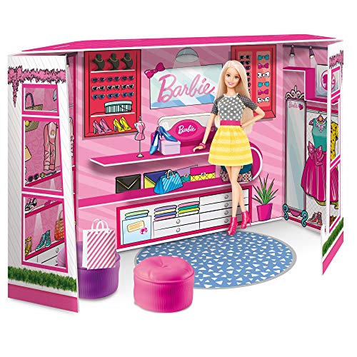 Lisciani Giochi – 76918 Barbie Fashion Boutique-Spiel für Kinder mit Puppe