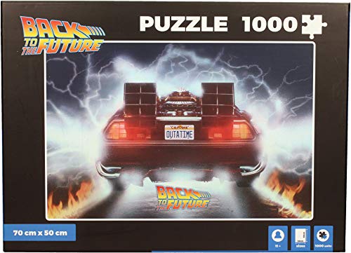 Zurück in die Zukunft Delorean OUTATIME Nummernschild 1000-teiliges Puzzle