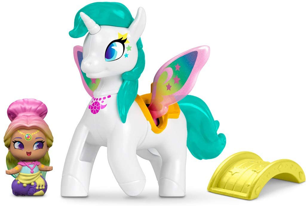 Fisher-Price Shimmer And Shine Teenie Genies Rainbow Genie And Zahracorn FPV97