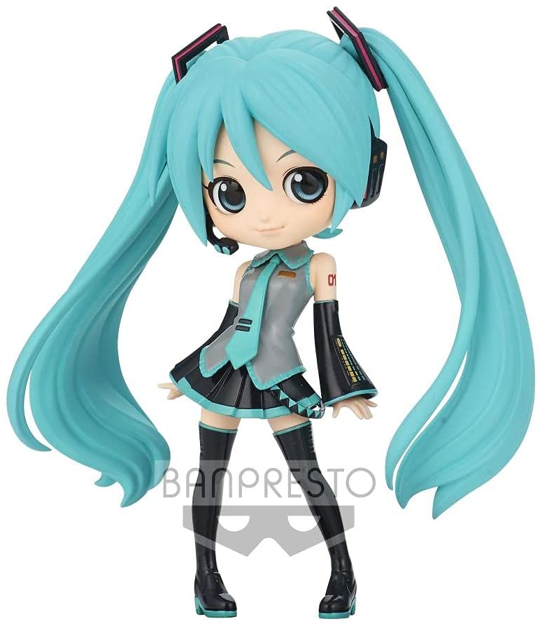 Banpresto HATSUNE MIKU - Miku - Figur Q Posket 14cm ver.A