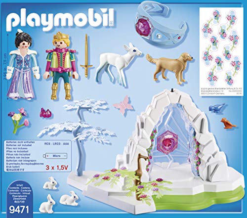 Playmobil 9471 Magisches Kristalltor zur Winterwelt mit Lichteffekt und Magiern
