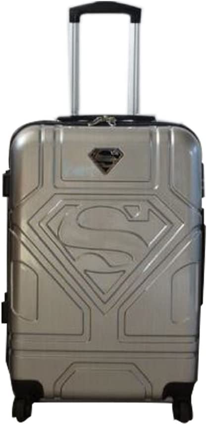 Karactermania Superman S-ABS Trolley-Koffer, 67 cm, 70 l, Grau
