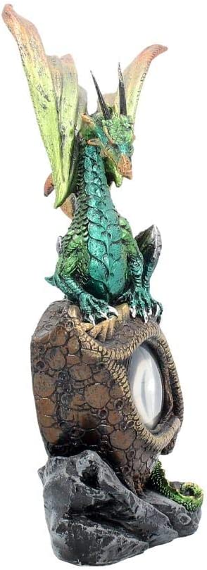 Nemesis Now U2023F6 Eye Of The Dragon Green Figurine 25cm Green