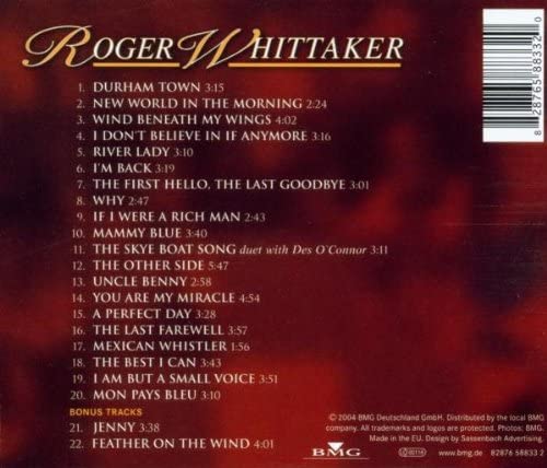 Roger Whittaker – Now &amp; Then – Greatest Hits 1964–2004 [Audio-CD]