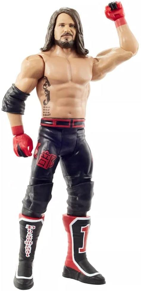 WWE AJ Styles Top Picks Figura de acción de lucha libre Mattel articulado coleccionable