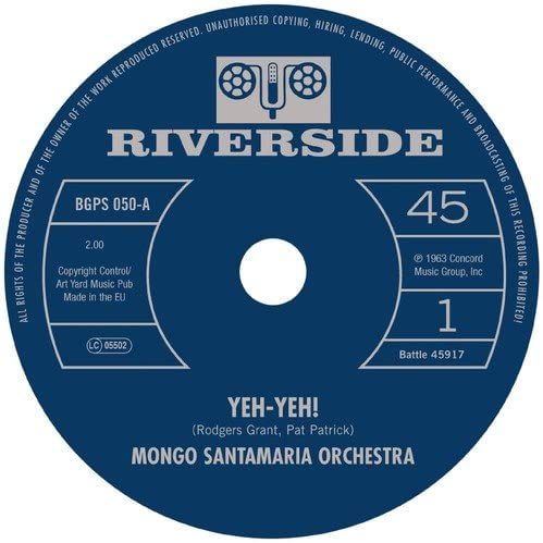 Mongo Santamaria Orchestra – Yeh-Yeh! / Get The Money [7" [Vinyl]