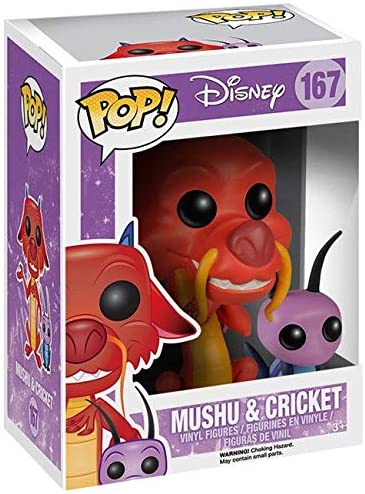 Disney Mushu &amp; Cricket Funko 23056 Pop! Vinyl Nr. 167