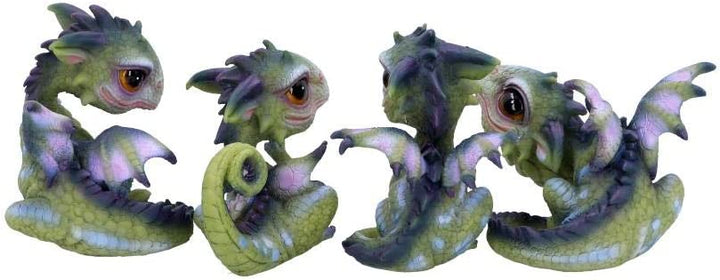 Nemesis Now Curious Hatchlings (4er-Set), 9 cm, Grün, Einheitsgröße