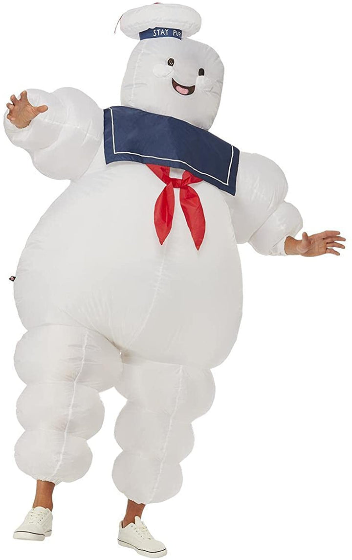 Smiffys offiziell lizenziertes Ghostbusters aufblasbares Stay Puft-Kostüm