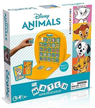 Top Trumps Disney Animals Match bordspel