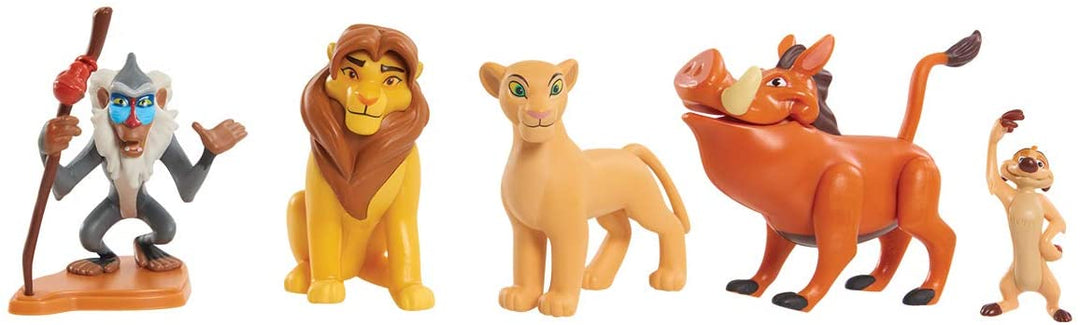 Das klassische Sammlerfigurenset „Der König der Löwen“.