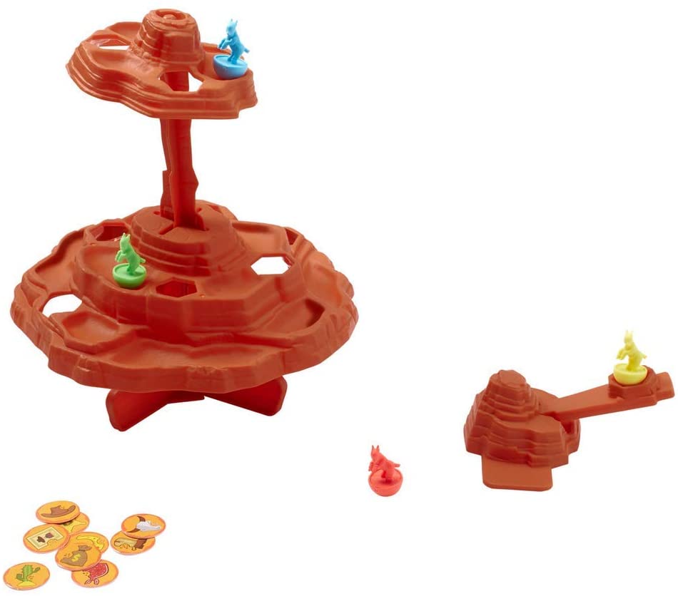 Mattel Games Goat Slingers Gioco per bambini con torre sulla scogliera e lanciatore per bambini dai 5 anni in su GKF07