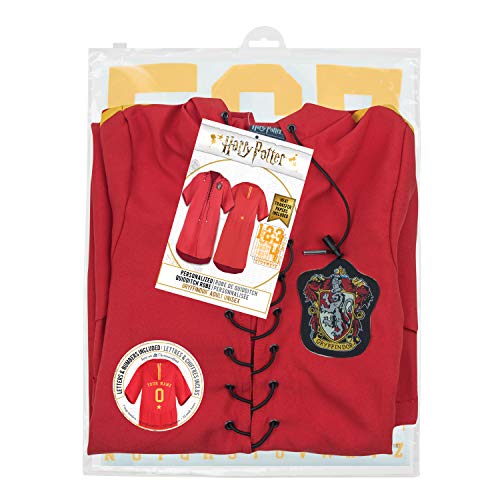 Cinereplicas - Harry Potter - Gryffindor Quidditch Robe - Personalized - Authent L Size