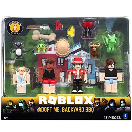 Roblox ROG0190 Celebrity Collection – Adopt Me: Backyard BBQ Vier-Figuren-Paket [inkl