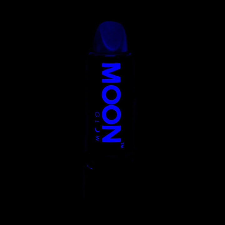 Barra de labios Neon UV de Moon Glow Barra de labios de color negro brillante neón