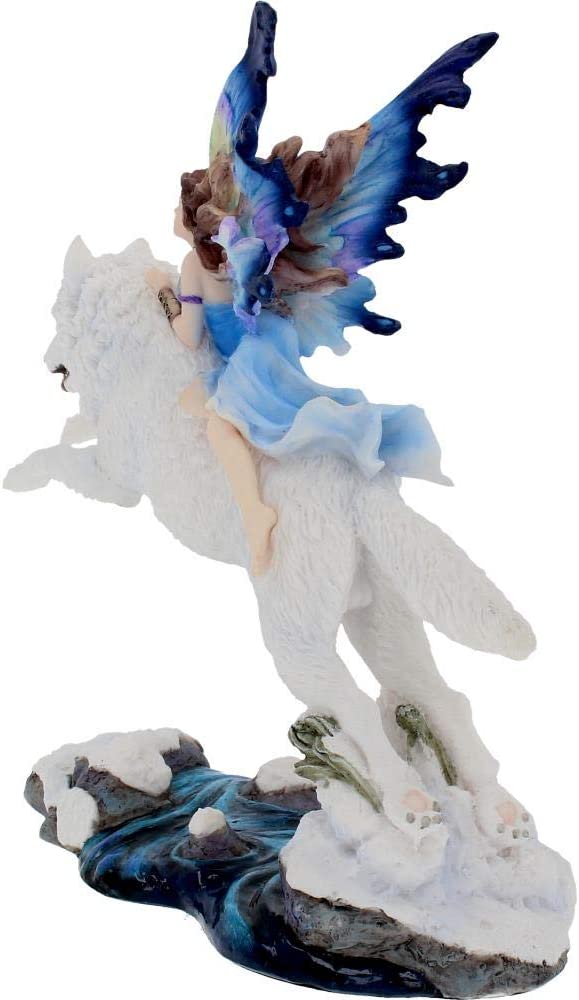 Nemesis Now Free Spirit - Fairy and Wolf Figurine 23.5cm 4