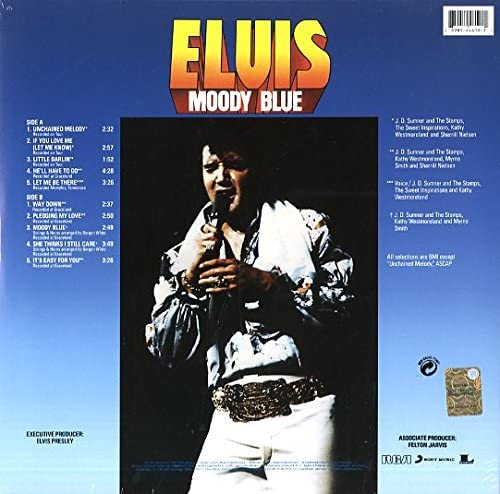 Moody Blue (40th Anniversary Clear – Elvis Presley [Vinyl]