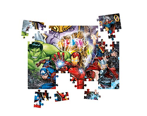 Clementoni 20181, Marvel Brilliant Puzzle für Kinder – 104 Teile, ab 6 Jahren