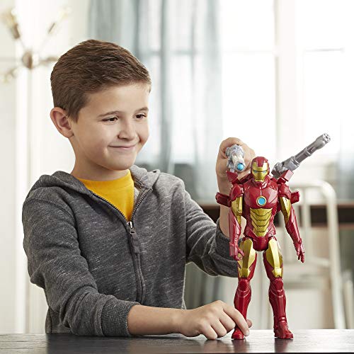 Marvel Avengers Titan Hero Series Blast Gear Iron Man Figura de acción de juguete de 30 cm