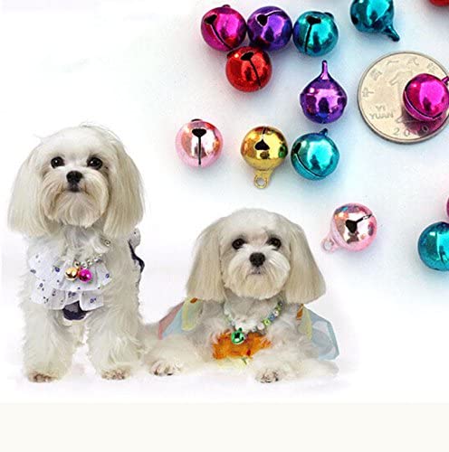 Olly technics Colorful Pet Dog Cat Neck Collar Bells Small Animal Grooming Bells