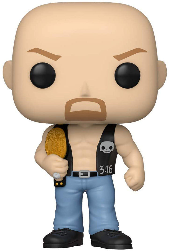 WWE Stone Cold Steve Austin (con cinturón) Funko 49263 Pop! Vinyl