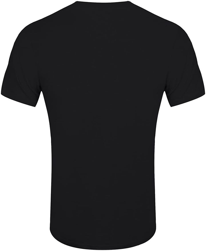 Plan 9 Metropolis Face T-Shirt für Herren, Schwarz – Größe L