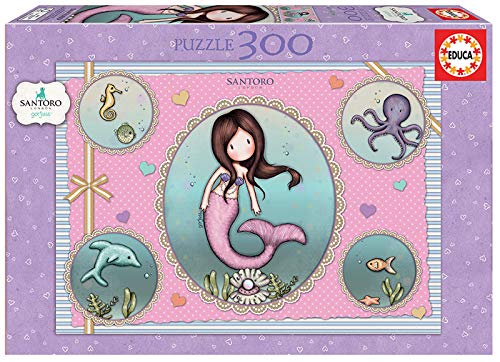 Educa- Gorjuss So Nice To Sea You Jigsaw Puzzle 300 Pieces, Ages 8 and Up (18646