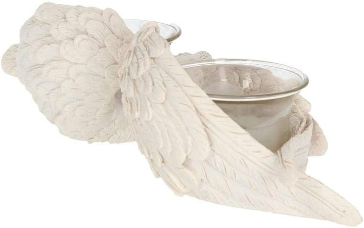 Nemesis Now Angel Wings Teelichter, 8 cm, 2er-Set