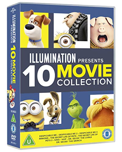 Illumination 10-Filmsammlung [DVD] [2020] – Familie/Komödie [DVD]