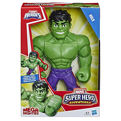 Playskool Heroes Marvel Super Hero Adventures Mega Mighties Hulk Sammlerstück 10 Zoll Actionfigur