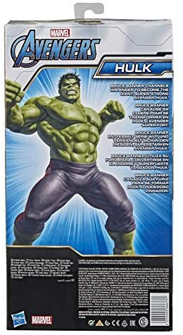 Marvel Avengers Titan Hero Series Blast Gear Deluxe Hulk Actionfigur, 30 cm großes Spielzeug, inspiriert von Marvel Comics, für Kinder ab 4 Jahren