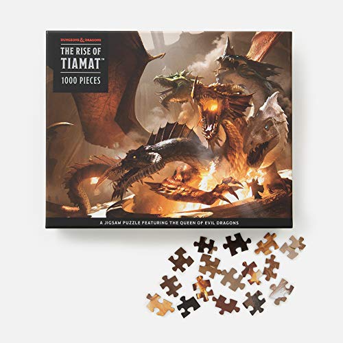 Der Aufstieg des Tiamat-Drachen-Puzzles: 1000 Teile (Dungeons &amp; Dragons): 1000-teiliges Puzzle mit der Königin der bösen Drachen: Puzzles für Erwachsene (Dungeons and Dragons)