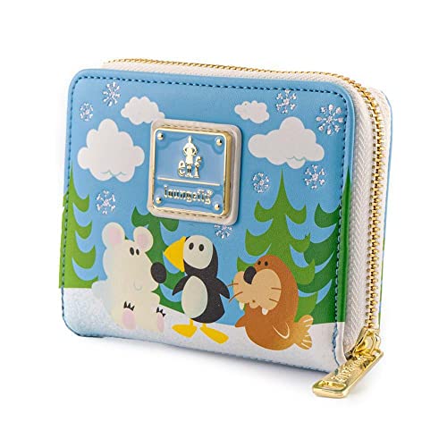 LOUNGEFLY ELF Buddy and Friends ZIPAROUND Wallet ELFWA0004