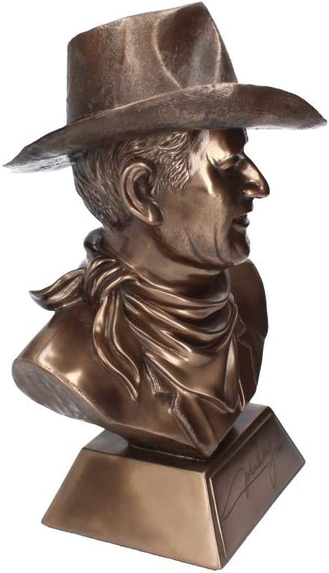 Nemesis Now John Wayne Büstenfigur, 40 cm, Bronze, Kunstharz