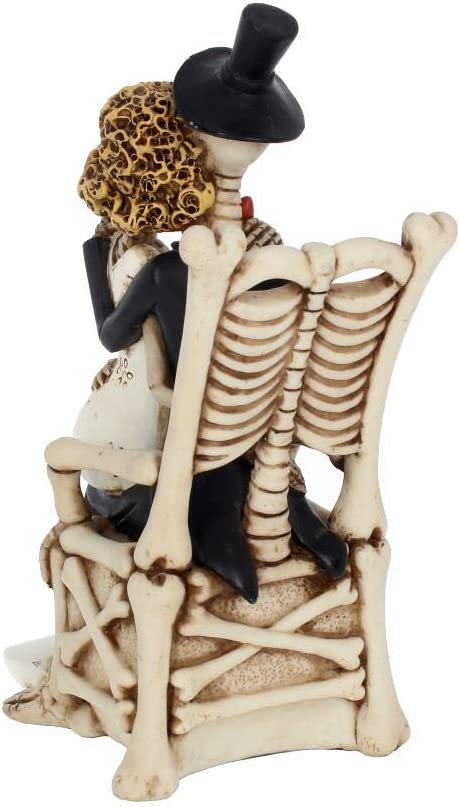 Nemesis Now – In guten wie in schlechten Zeiten – Skelett-Figur aus Kunstharz für Braut und Bräutigam 3