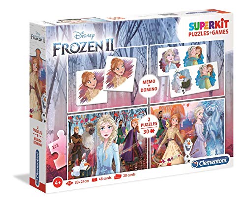 Clementoni - 20241 - Superkit - Frozen 2 - Made in Italy - Puzzle für Kinder