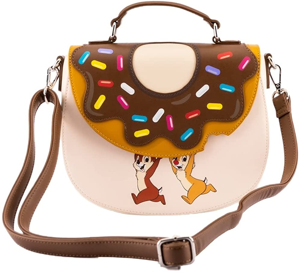 Loungefly Disney Chip and Dale Donut Snatchers Crossbody Bag