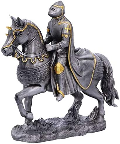 Nemesis Now – Mittelalterliche Kriegspferd- und gepanzerte Reiterfigur (6er-Set)