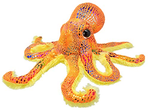 Wild Planet 25 cm Klassiek Octopus Knuffel (Veelkleurig)