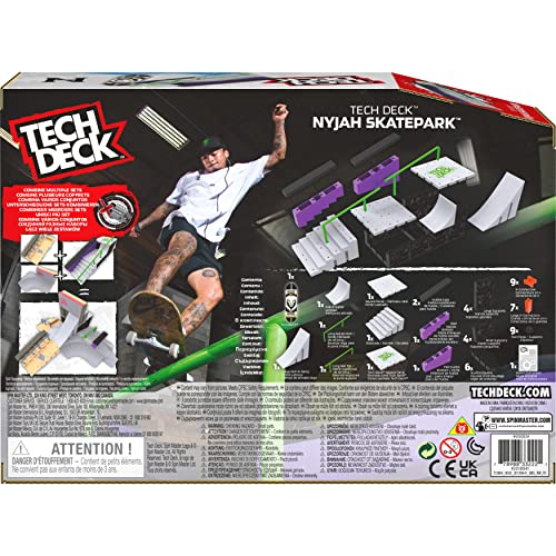 Tech Deck Nyjah Skatepark X-Connect Park Creator, riesiger anpassbarer Skatepark