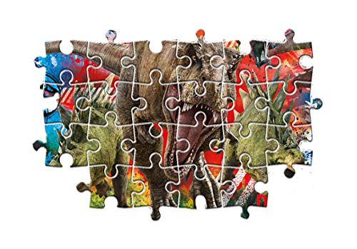 Clementoni - 26456 - Supercolor Puzzle - Jurassic World - 60 Maxiteile - Hergestellt