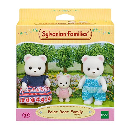 Sylvanian Families 5396 Eisbärenfamilie, Mehrfarbig