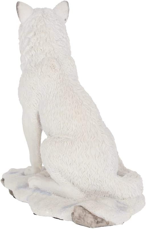 Nemesis Now Geisterwolf-Figur, 24 cm, Weiß